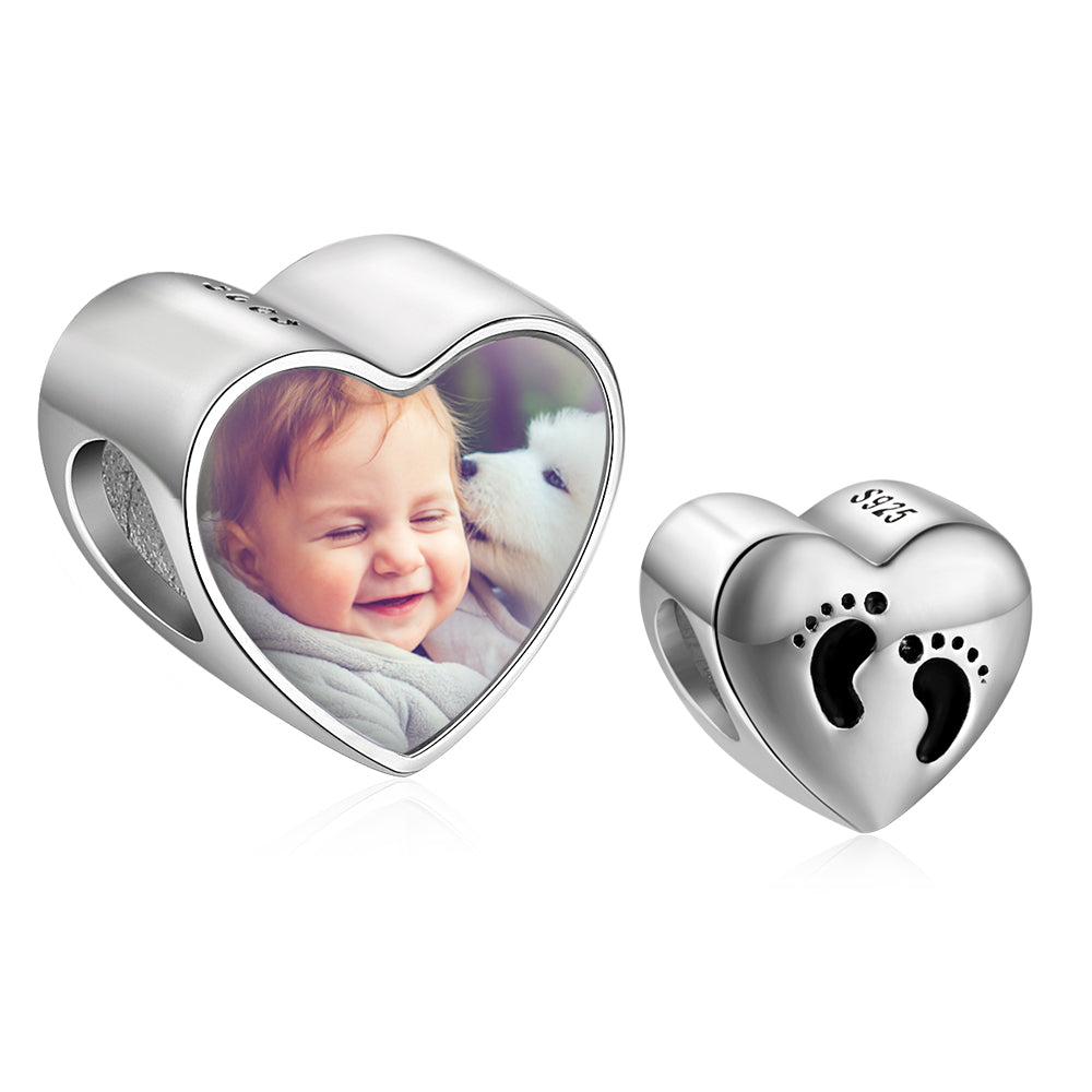 Charm Personalizzato Piedi Bambino - Unoglow™