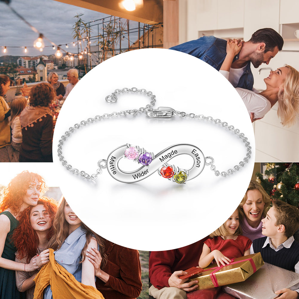 Bracciale Infinito in Argento Sterling 925 - Unoglow™