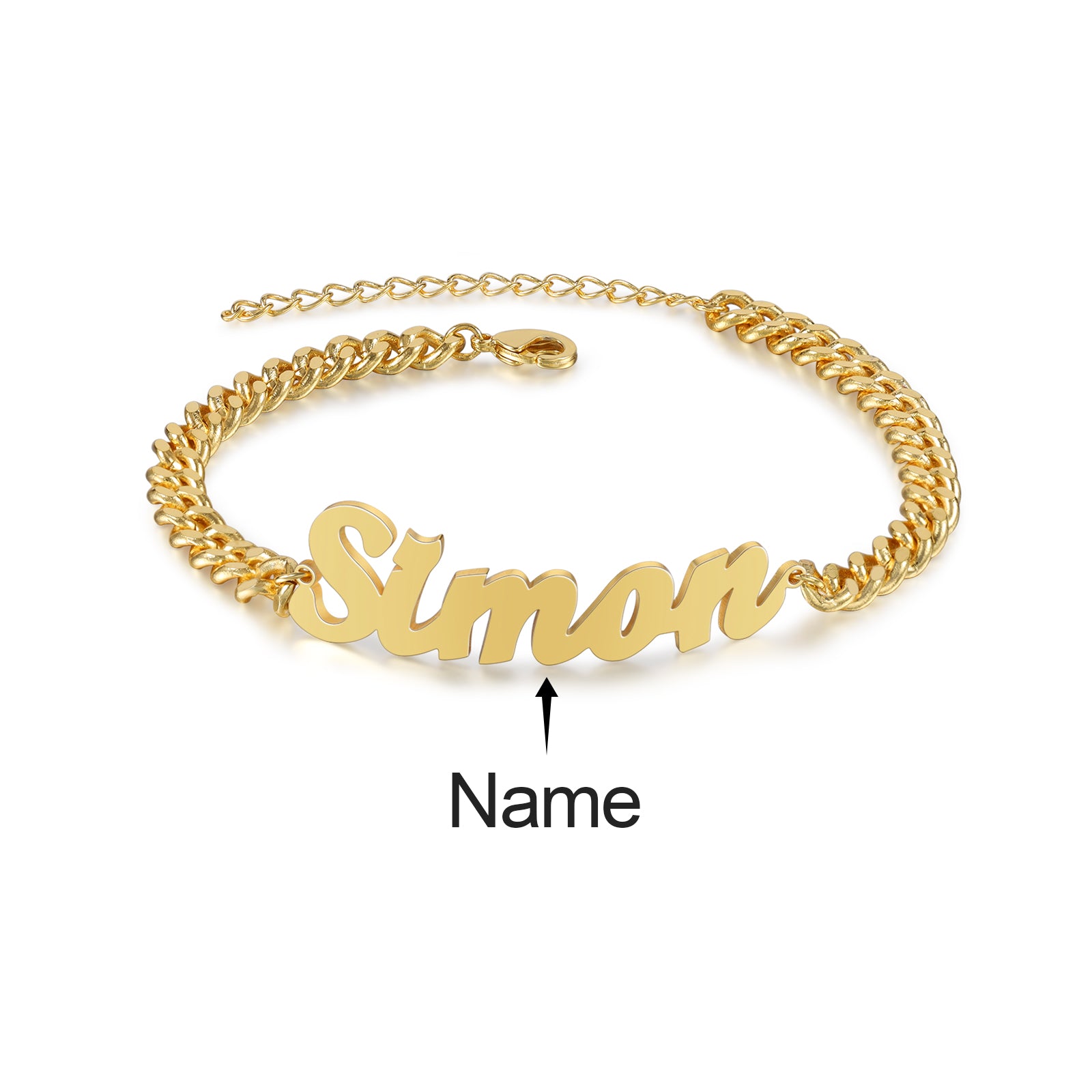 Bracciale Coppia Con Nome Personalizzato - Unoglow™