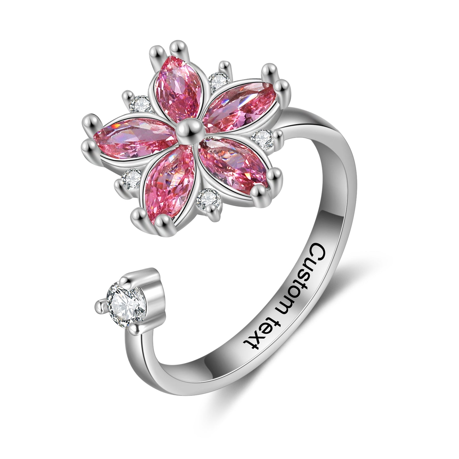 Anello Fiori di Ciliegio Personalizzato - Unoglow™