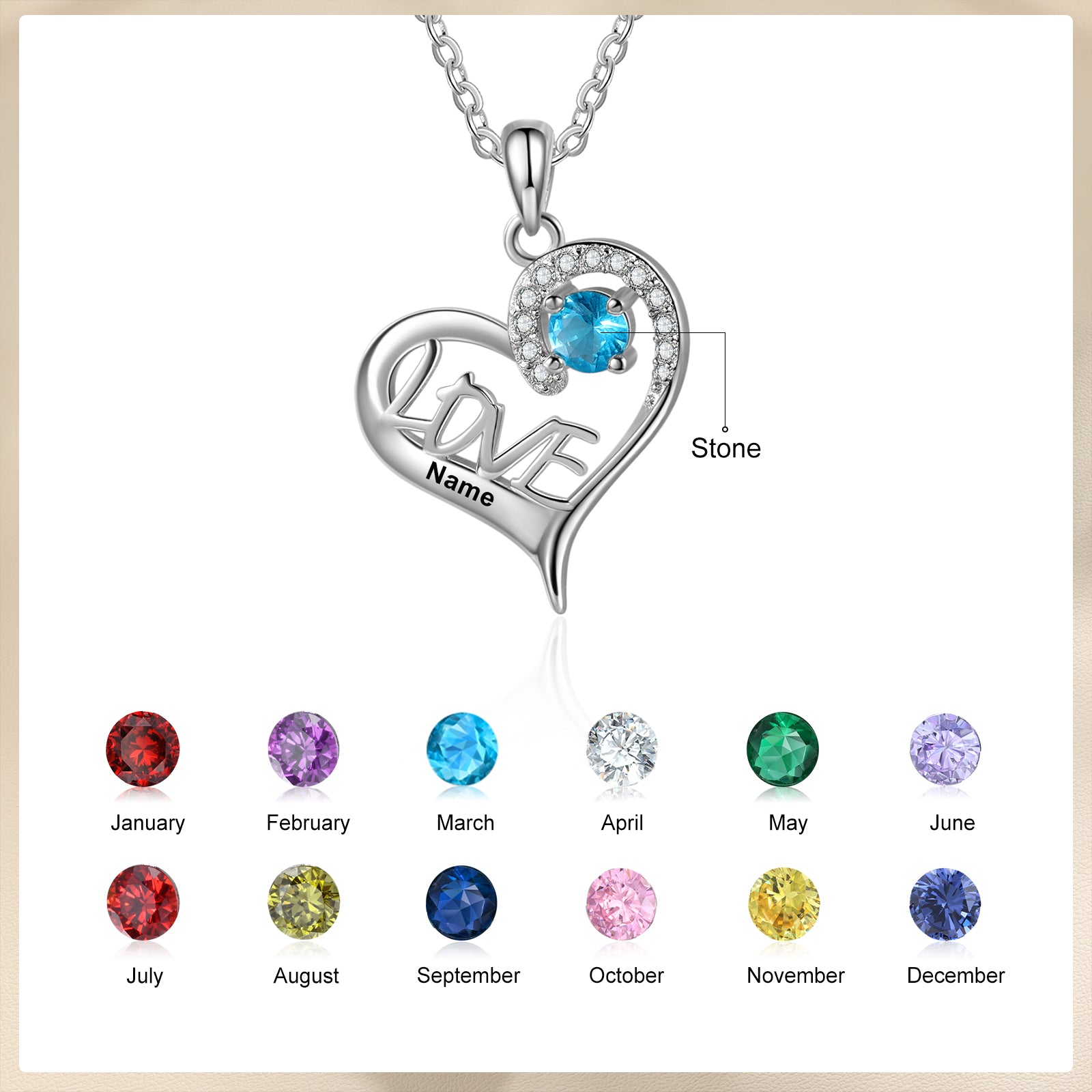 Collana Heart Personalizzata  - Unoglow™