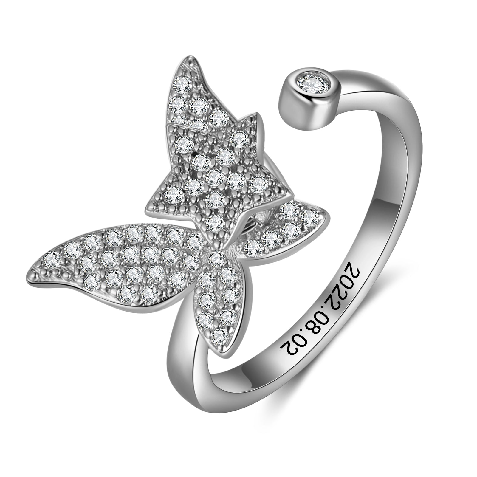 Anello Farfalla Personalizzato - Unoglow™