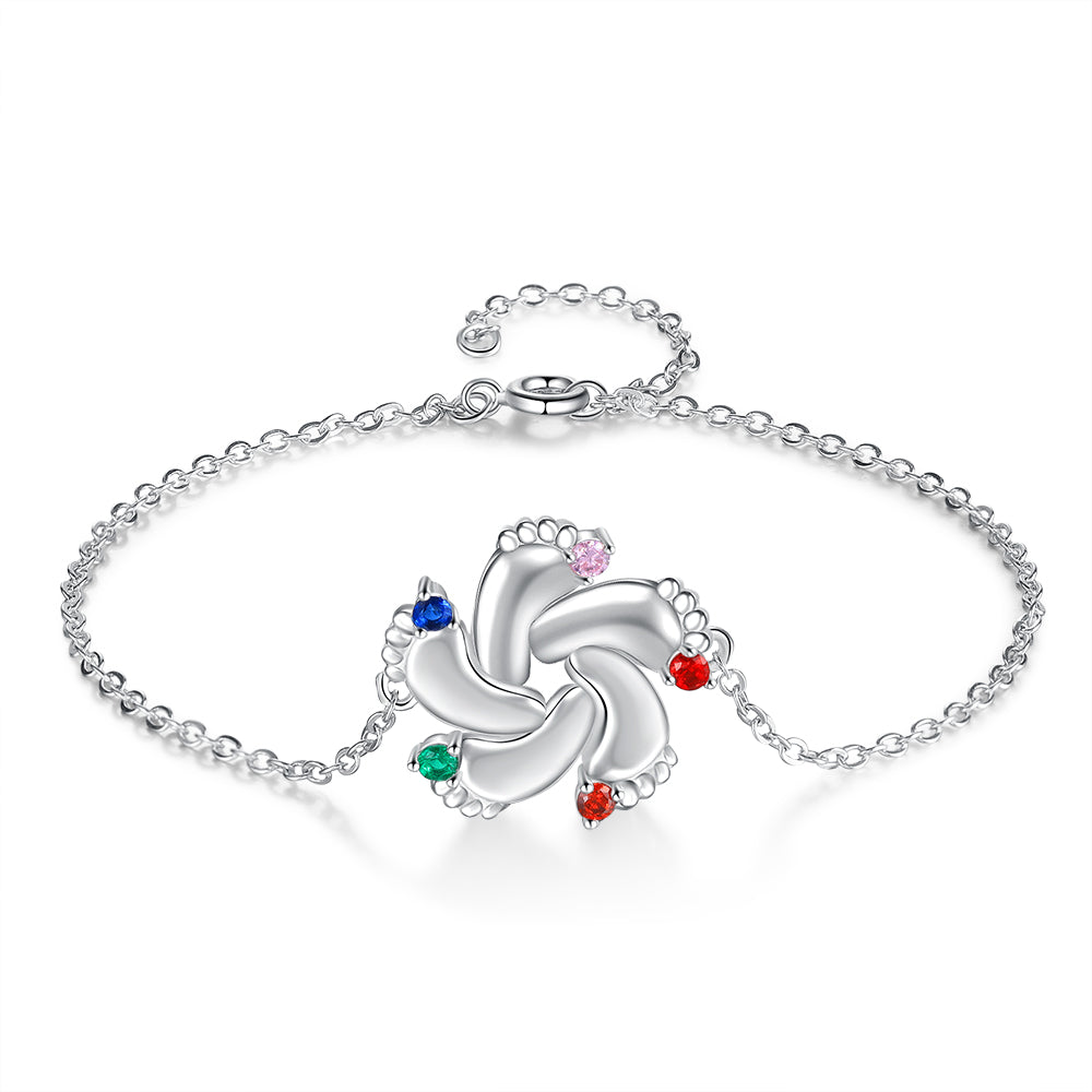 Bracciale Piedi Bambino Personalizzato - Unoglow™