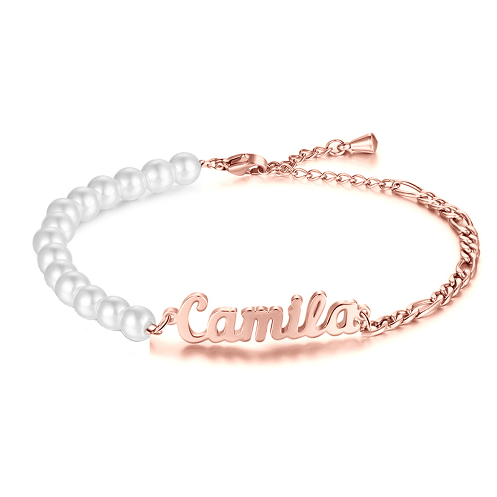 Bracciale Perla Personalizzato Con Nome - Unoglow™