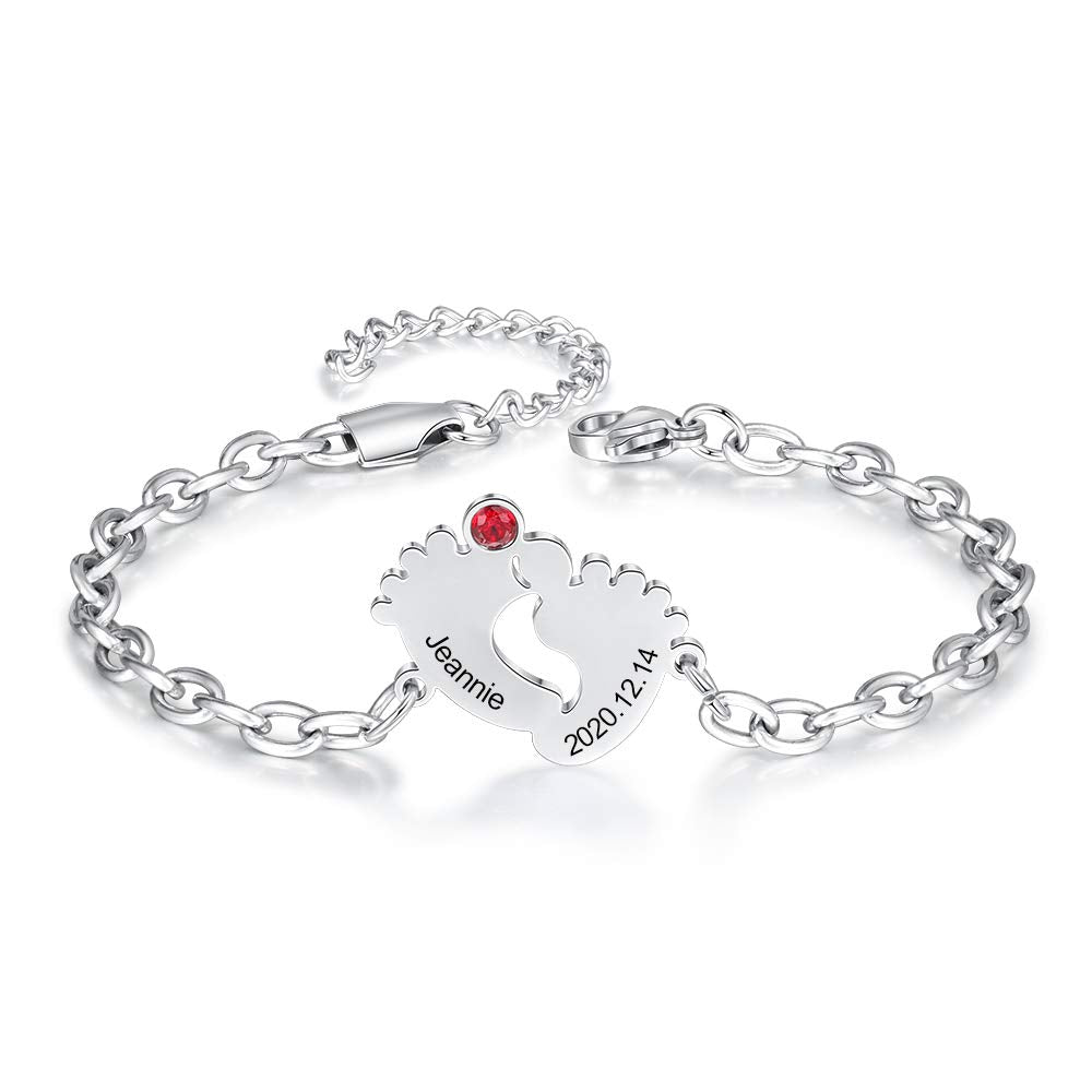 Bracciale Piedi Bambino Personalizzato - Unoglow™