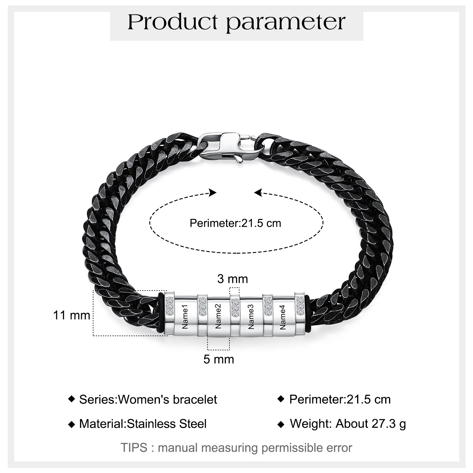 Bracciale Personalizzato Con Nomi -  Unoglow™