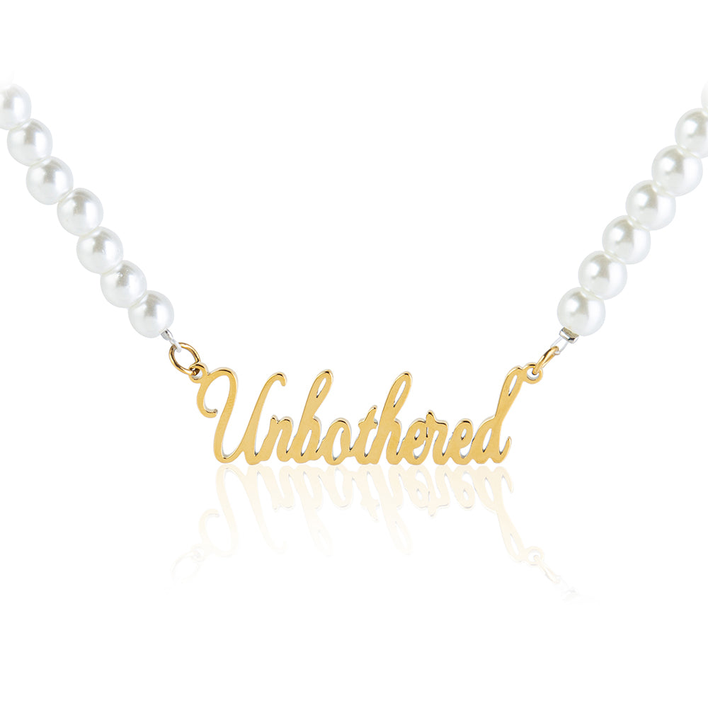 Collana di Perle Con Nome Personalizzato - Unoglow™