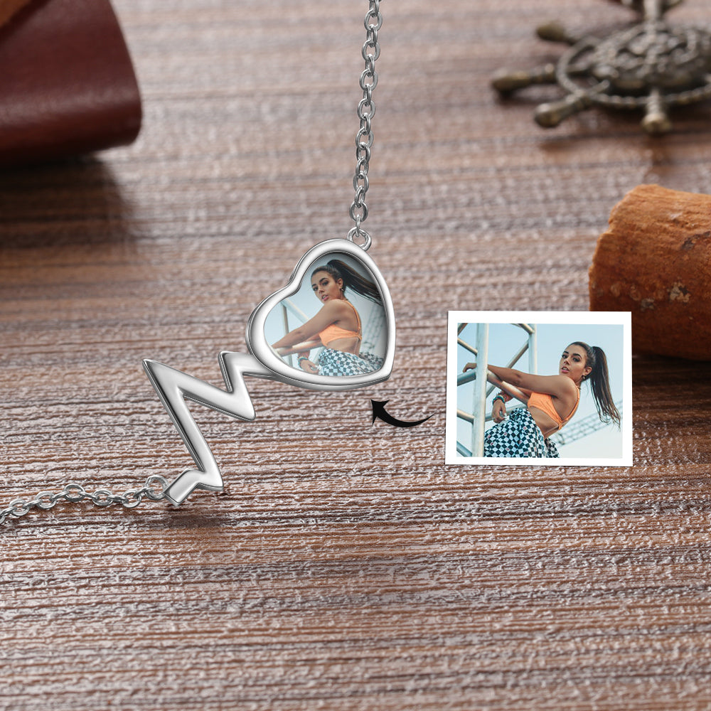 Collana Battito Cardiaco Con Foto Personalizzata- Unoglow™