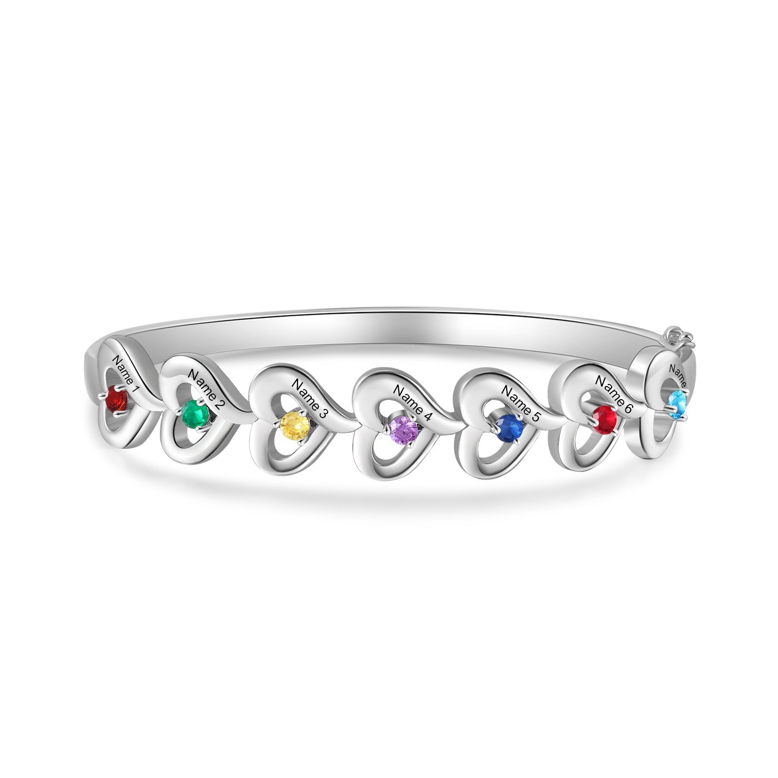 Bracciale Rigido Cuore Personalizzato - Unoglow™