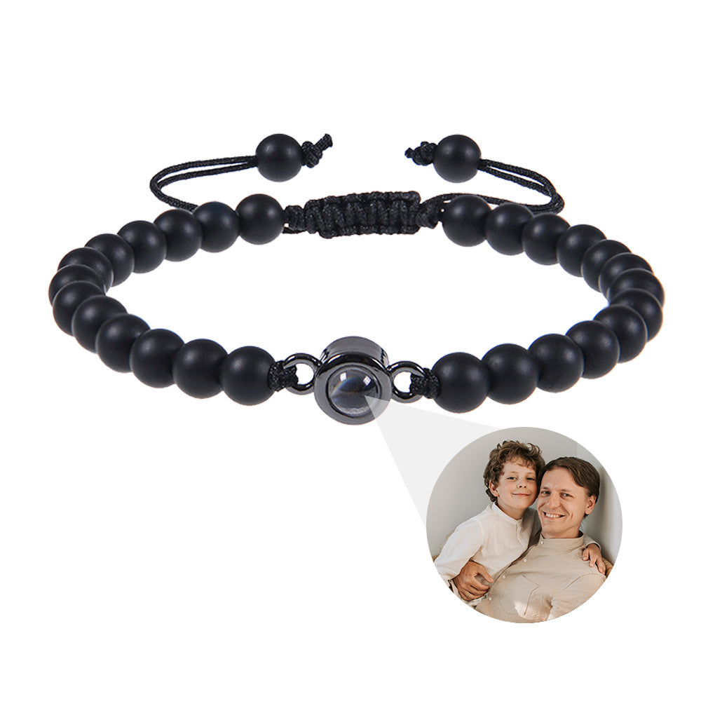 Bracciale di Perle Personalizzato Con Foto - Unoglow™