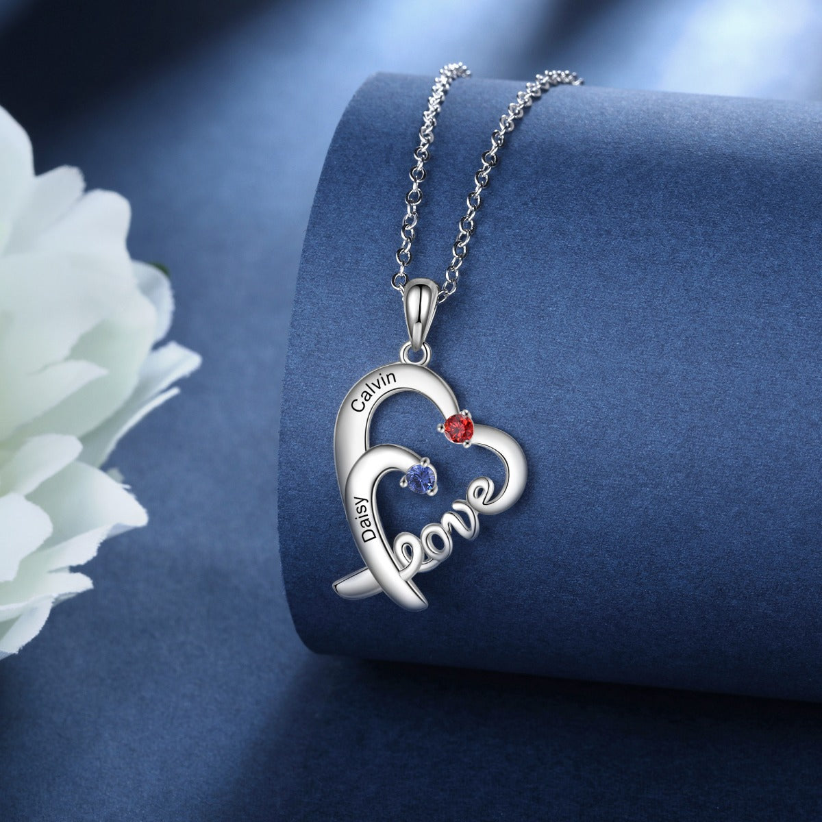 Set Collana + Orecchini a Forma di Cuore- Unoglow™