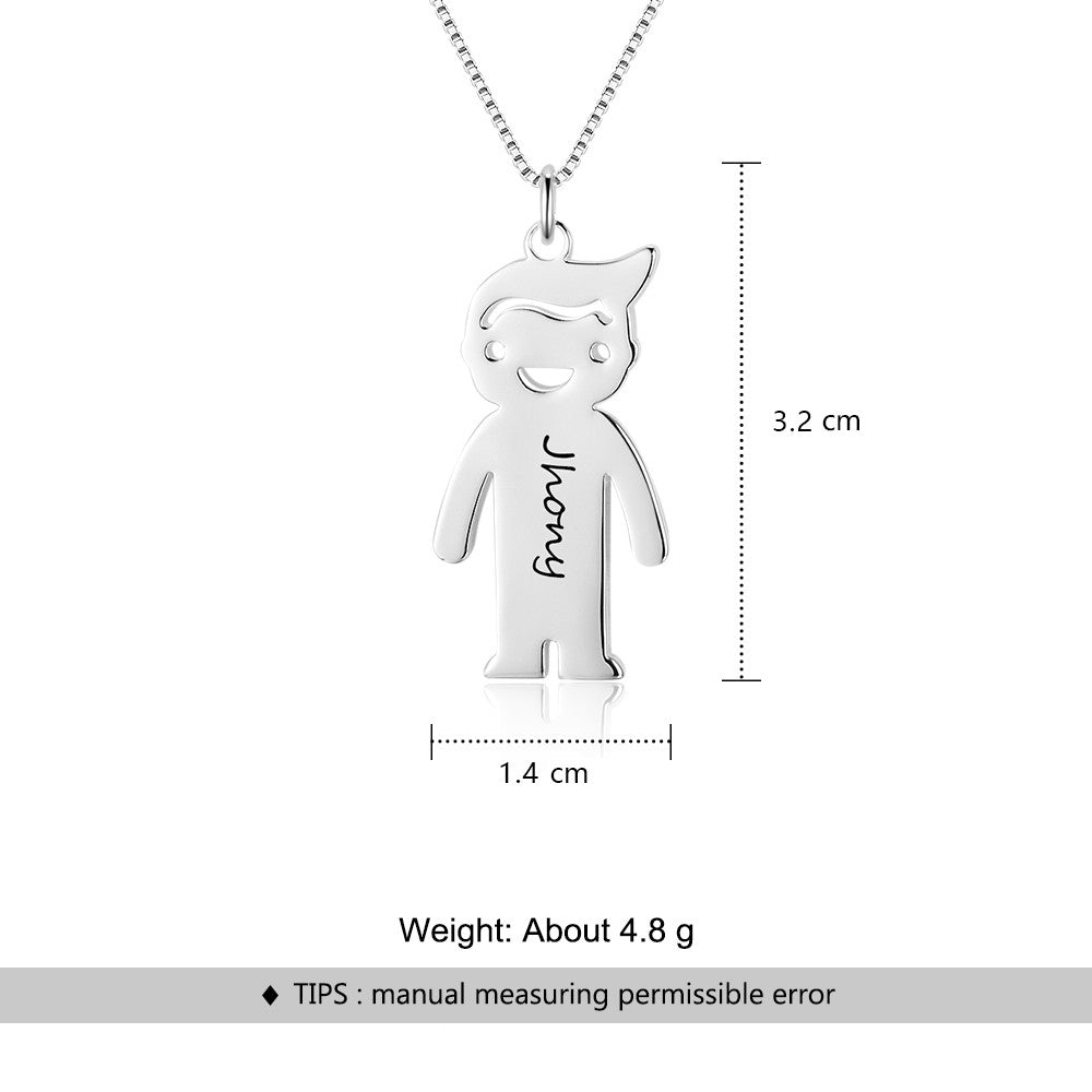 Collana Personalizzata Con Nome Per Bambino - Unoglow™